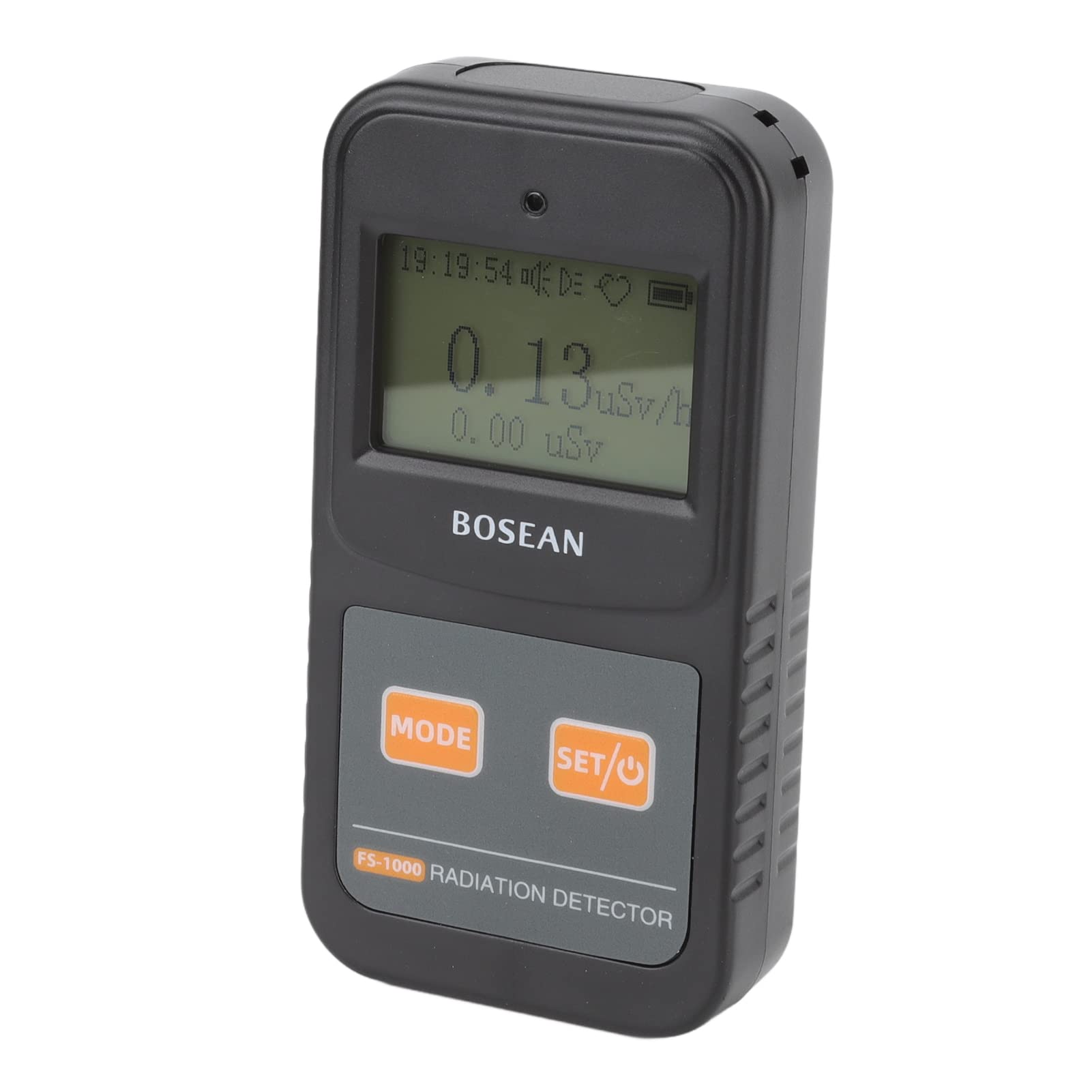 FS 1000 Digital Geiger Counter Nuklearstrahlungsdetektor Beta Gamma Röntgenstrahlen Radio -Detektor Black Professional Tragbares Strahlungsmessgerät für Sicherheit und