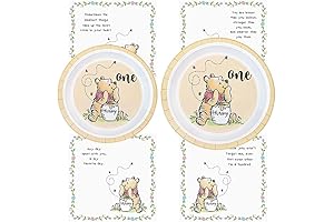 70 Pcs Mickey Mouse Plates and Napkins Party Supplies