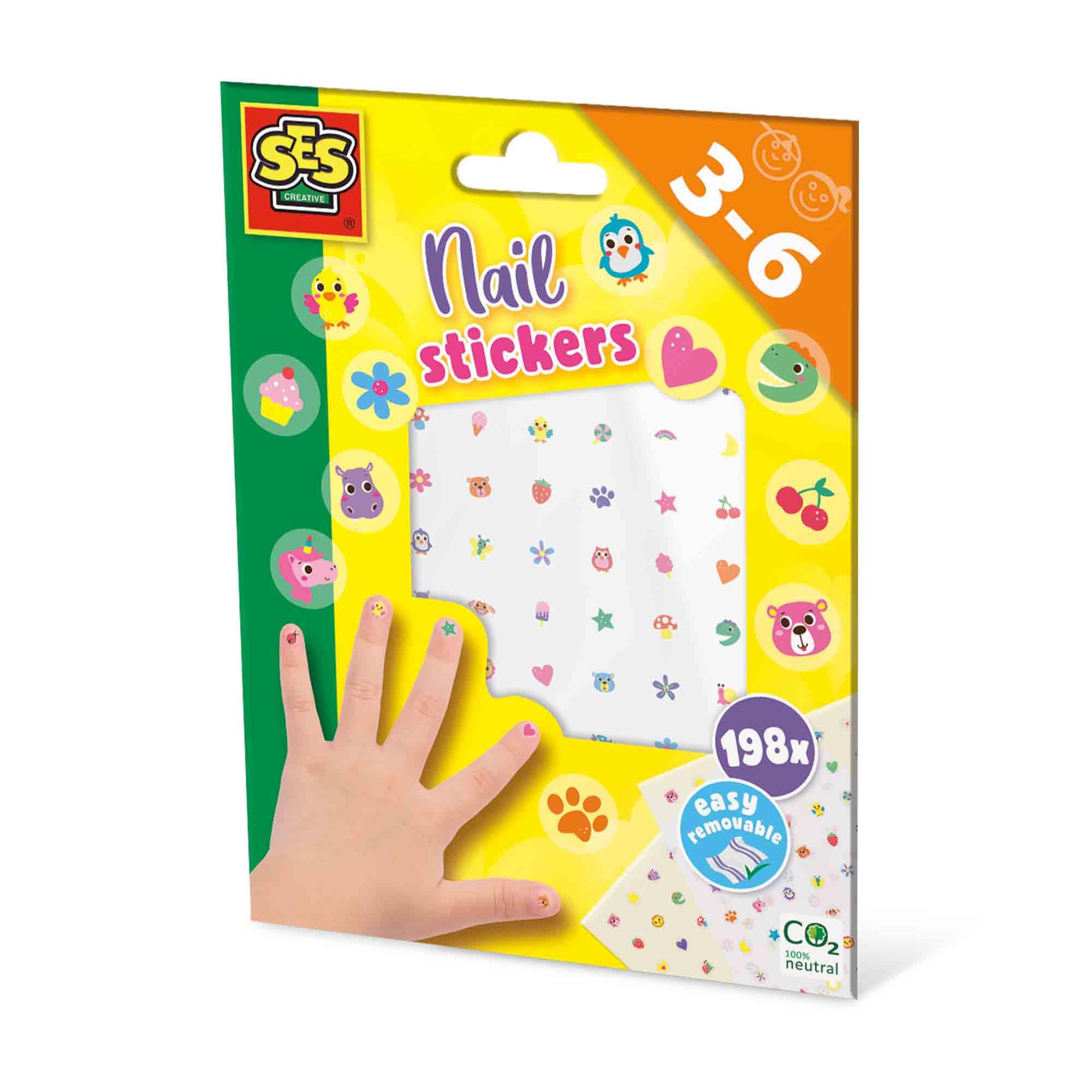SES Creative - Nail Art Sticker Set - Kids Craft Activity