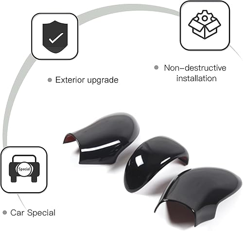 Miniatura 5 de PIUGILH Cubierta de la cabeza de la perilla de la palanca de cambios compatible con Corvette C6 2005-2013, accesorios interiores de automóvil, tapa