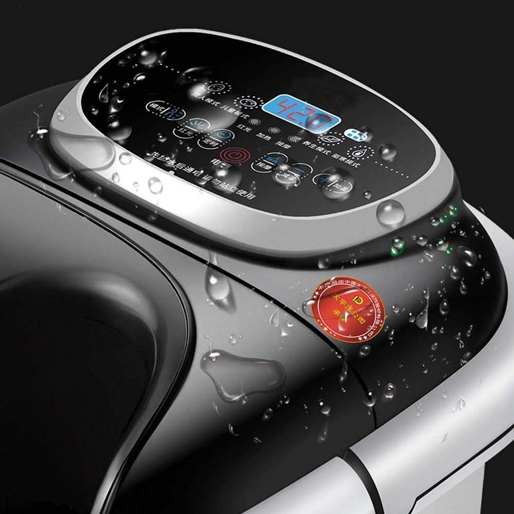 UYDJAKX Masajeador de baño de SPA para pies eléctrico con Cubo para baño de pies con Calor Star of Light