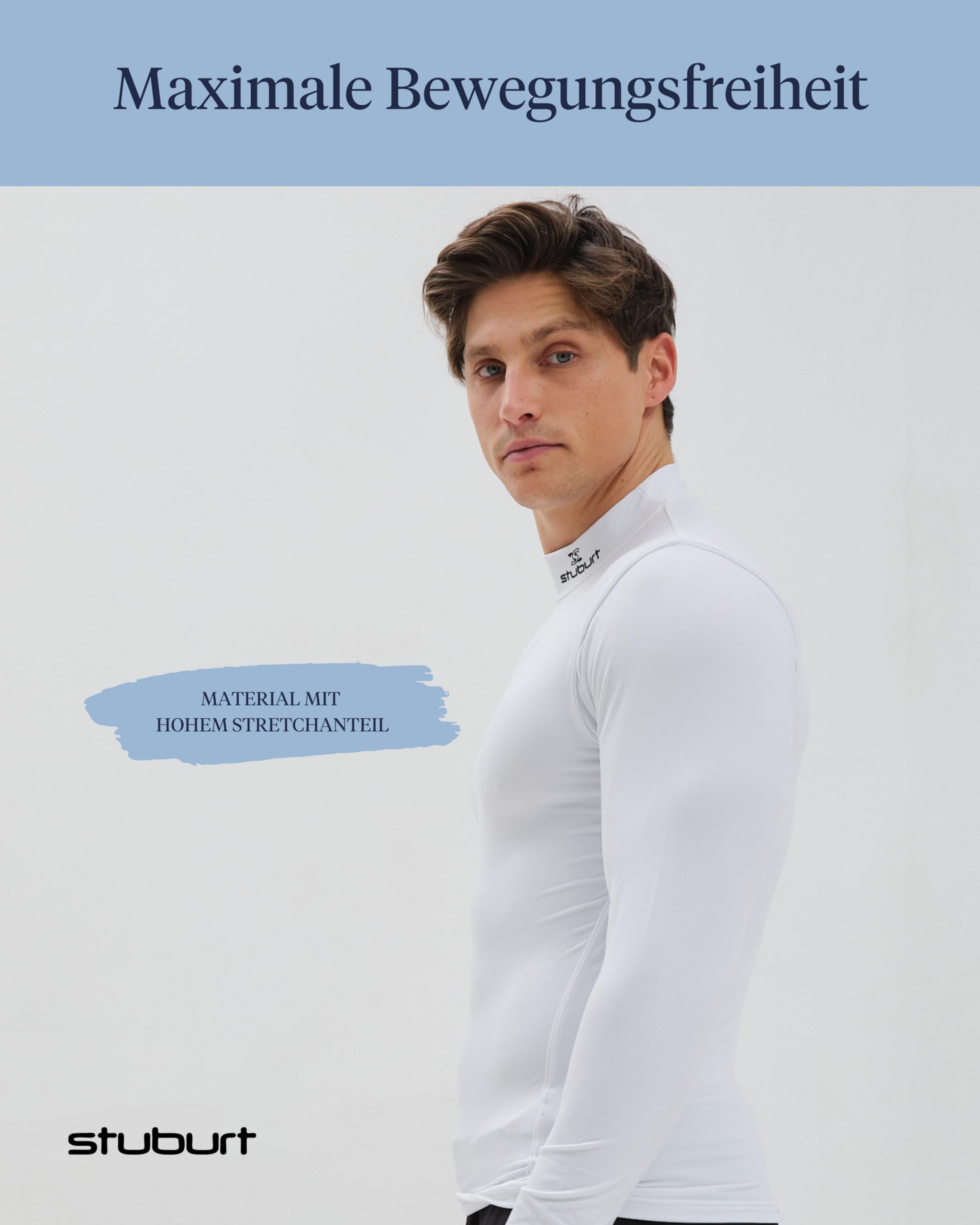 Stuburt Urban Compression Fit Thermal Base Layer Camicia Uomo