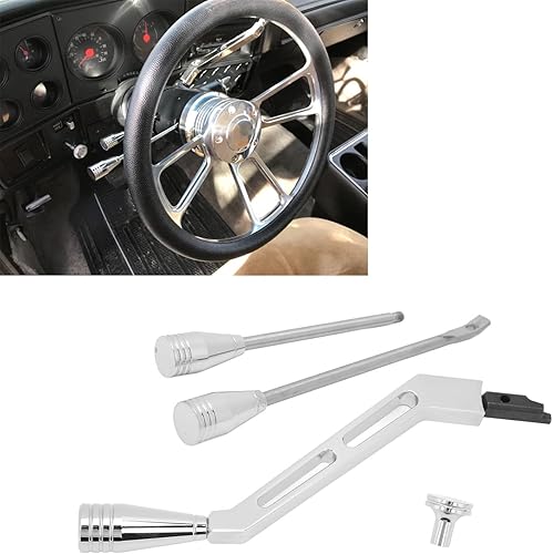 Miniatura 5 de Palanca de columna de giro de acero inoxidable Palanca de columna de giro de acero inoxidable a prueba de acero inoxidable galvanizado pulido