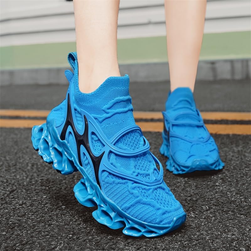 Image of Men's Sneakers for Men Shoes Blade Tennis Mens Trail Running Athletic Fashion Shoe Man Black White Brown Blue Orange Size Basketball Runner