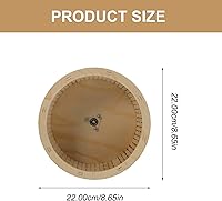 Vista 3 de balacoo Rueda de ejercicio silenciosa material de madera de calidad para hámster Chinchilla ardilla