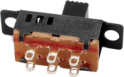 Miniatura 3 de Uxcell - Interruptor deslizante de 3 posiciones 6P 2P3T micro miniatura PCB con pestillo