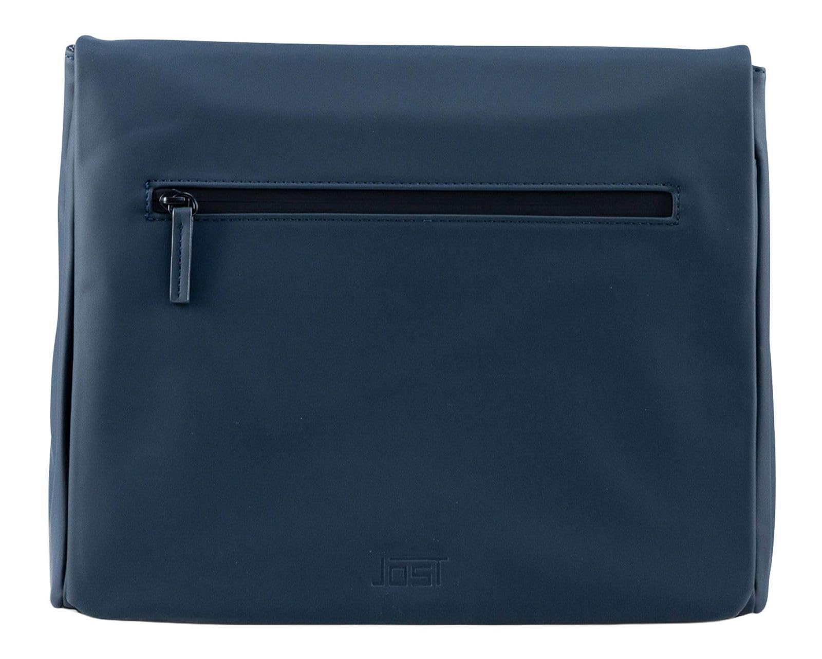 Jost bolsa de ordenador portátil bolso bandolera con compartimento para portátil Halmstad Messenger Bag Navy azul marino