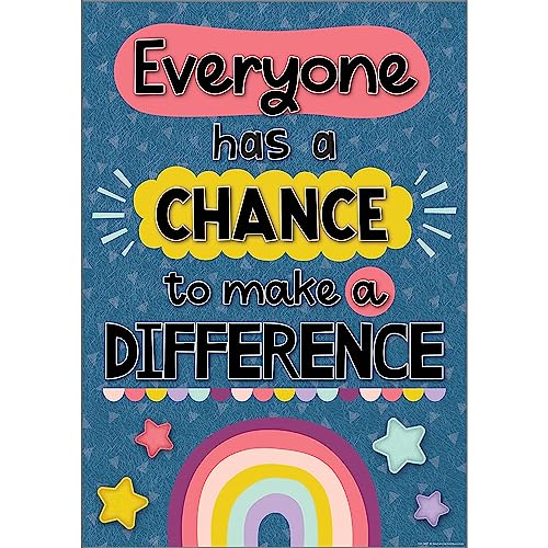 Teacher Created Resources® Everyone Has a Chance to Make a Difference Positive Poster, 13-3/8