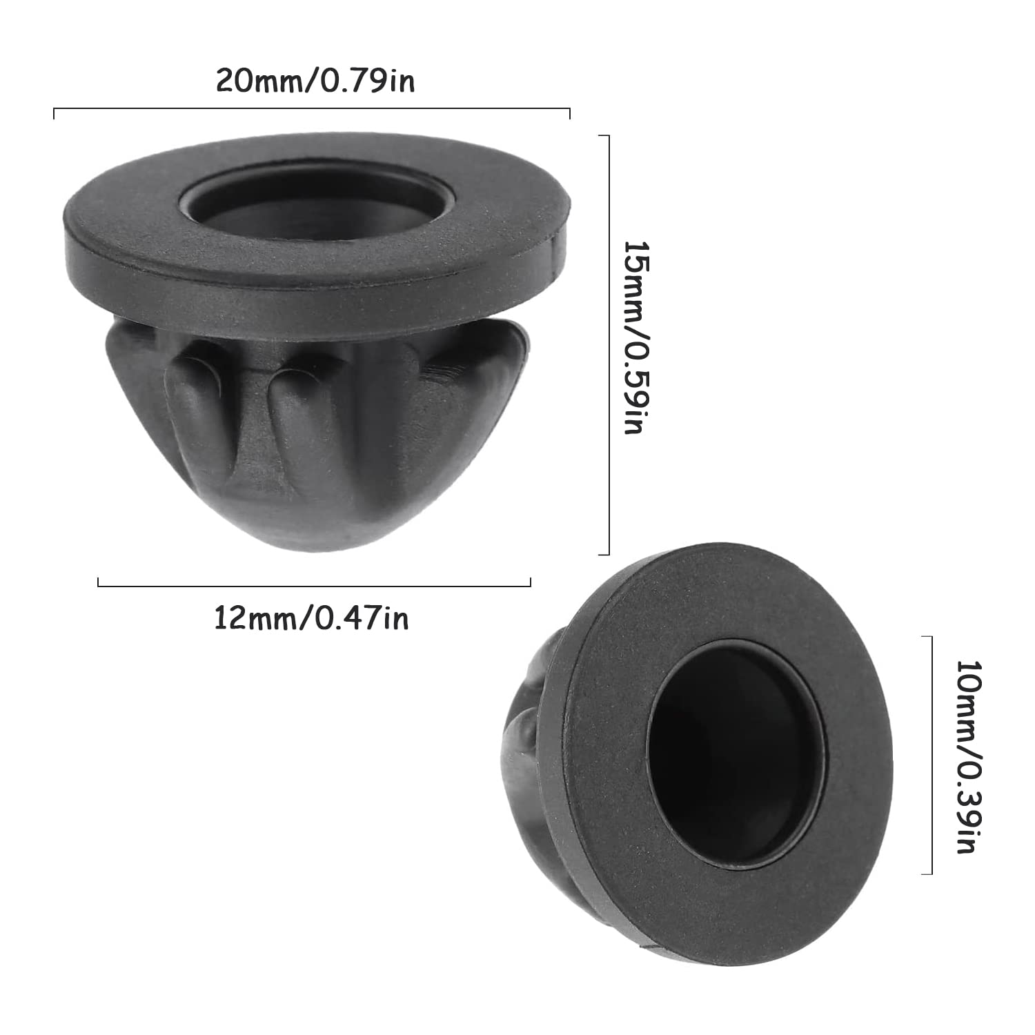 6 Supporti In Gomma Per Copertura Motore 03G103184C, Adatti Per PD100 PD140 PD170, Riducono Vibrazioni E Rumori