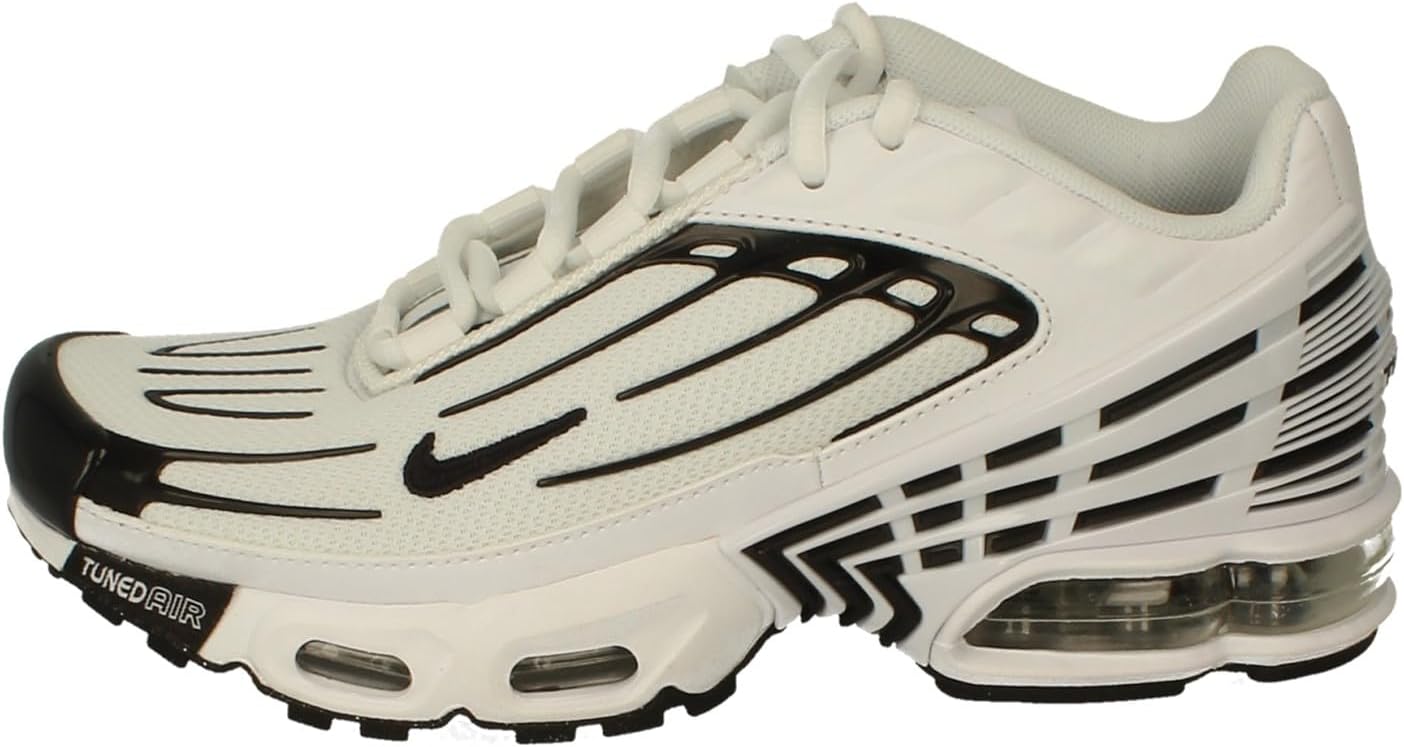 nike tn air white and black