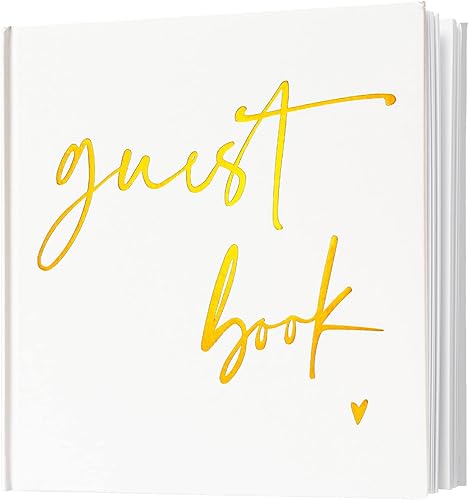 Calculs Libro de invitados de boda de 8.5 pulgadas, cuadrado para fotos Polaroid, eventos, fiestas, libro de visitas, ducha, libro de fotos,