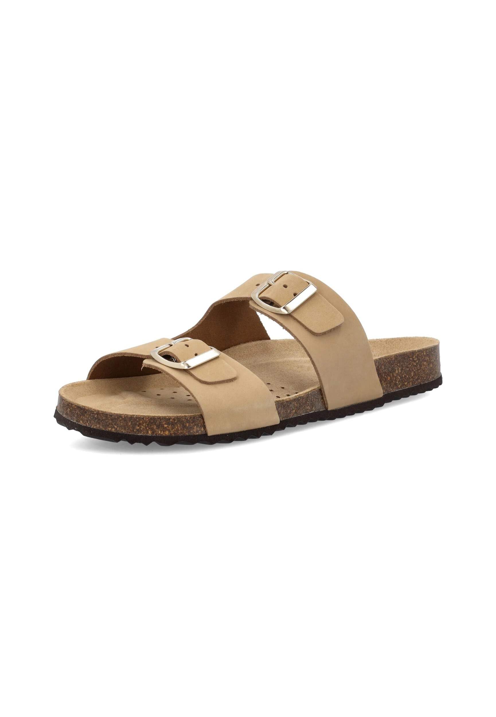 Geox Women's D BRIONIA L Flat Sandal, LT Taupe, 37 EU