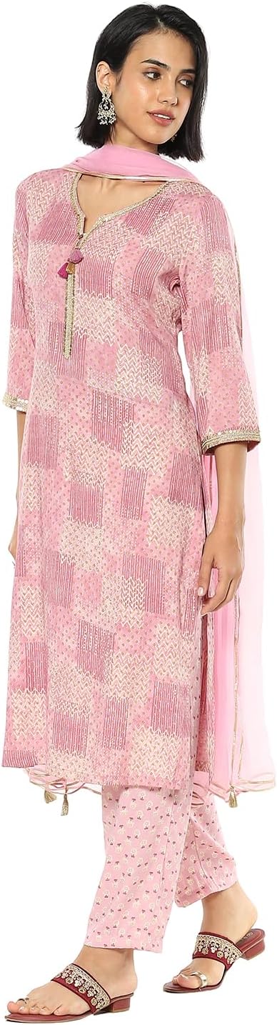 Rangriti Women's Viscose Blend Kurtas Set
