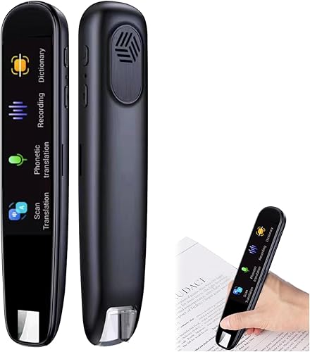 Bolígrafo de lectura de escaneo de traducción de 116 idiomas, bolígrafo de escaneo de traducción mejorado, traductor de escáner móvil, bolígrafo de