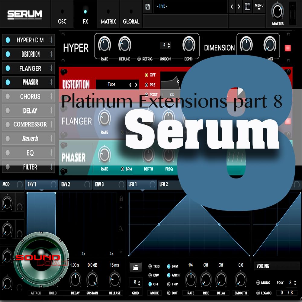 SoundLoad Serum xFer Platinum Extension Mega Bundle – Über 50 GB mit 80.000 Presets und Patches für Serum