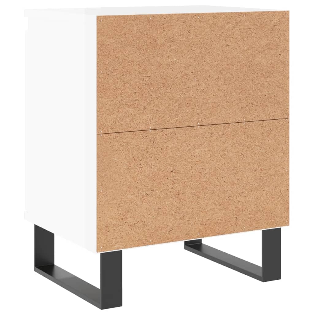 Zeitloser Nachttisch aus Holzwerkstoff mit Staufach und robuster Tischplatte für Wohnzimmer und Schlafzimmer, feuchtigkeitsbeständig und stabil
