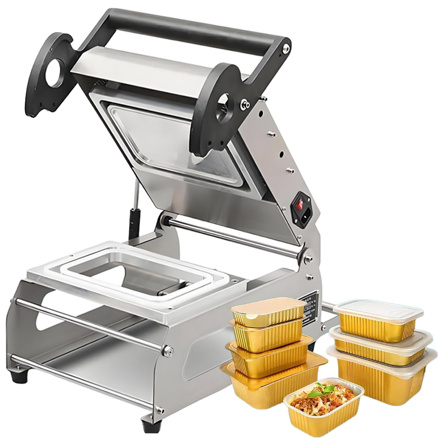 Termosigillatrice manuale per vaschette di sandwich, 7-8 cicli/minuto