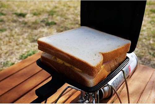 Miniatura 8 de Cocina de hierro fundido para tartas de campamento, para sándwiches de fogata (paquete de 2)