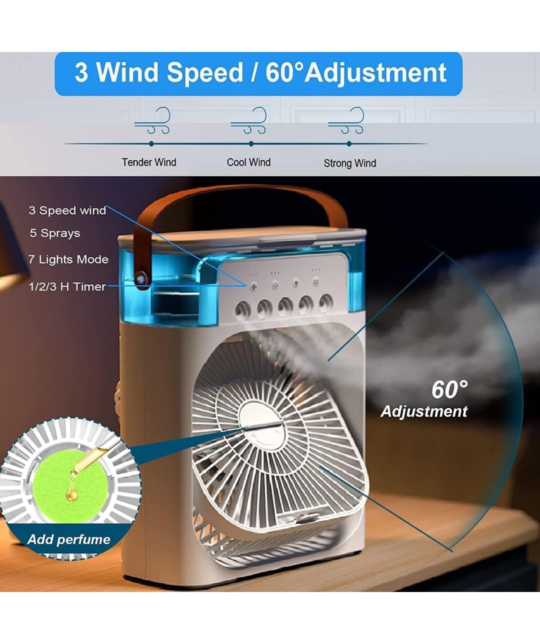 AASHINOX MiNi CoOlEr FoR RoOm CoOlInG MiNi CoOlEr AiR CoOlEr PoRtAbLe AiR CoNdItIoNeRs FoR HoMe OfFiCe ArTiC CoOlEr 3 In 1 CoNdItIoNeR MiNi CoOlEr HoMe (Multi) 2