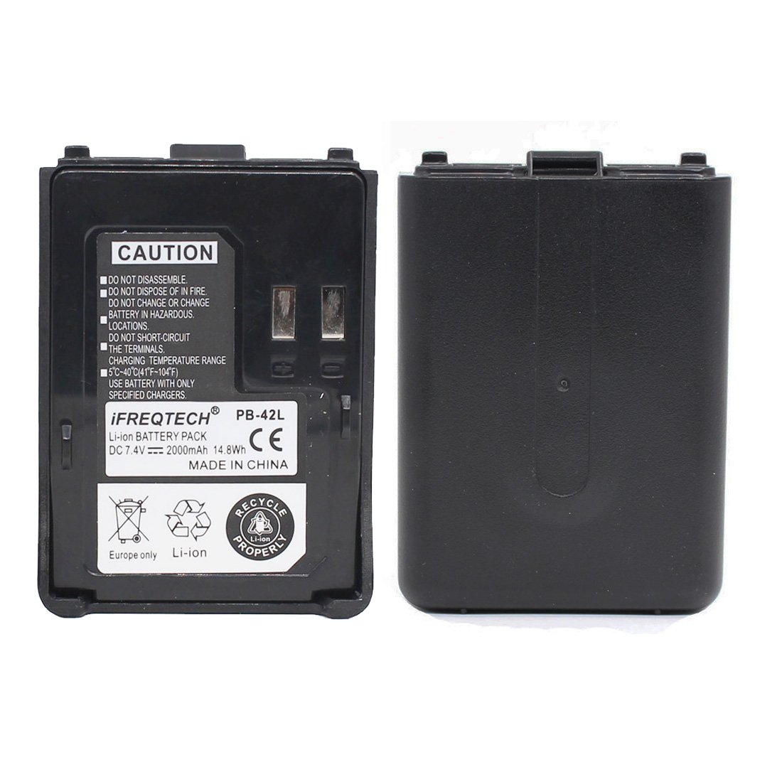 vhbw Accu compatibel met Kenwood TH-F6, TH-F6A, TH-F6E, TH-F7, TH-F7A, TH- F7E, TH-FTE walkietalkie (2000mAh, 7,4V, Li-Ion
