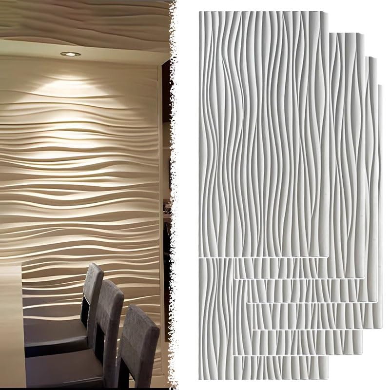 Paneles de pared decorativos 3D para renovar paredes sin obras molestas en casa