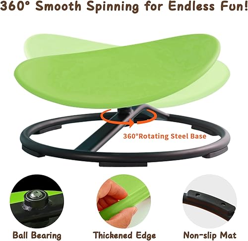 Miniatura 57 de Silla giratoria sensorial para niños con autismo a partir de 3 años, silla giratoria para niños con TDAH, sillas sensoriales para niños autistas,