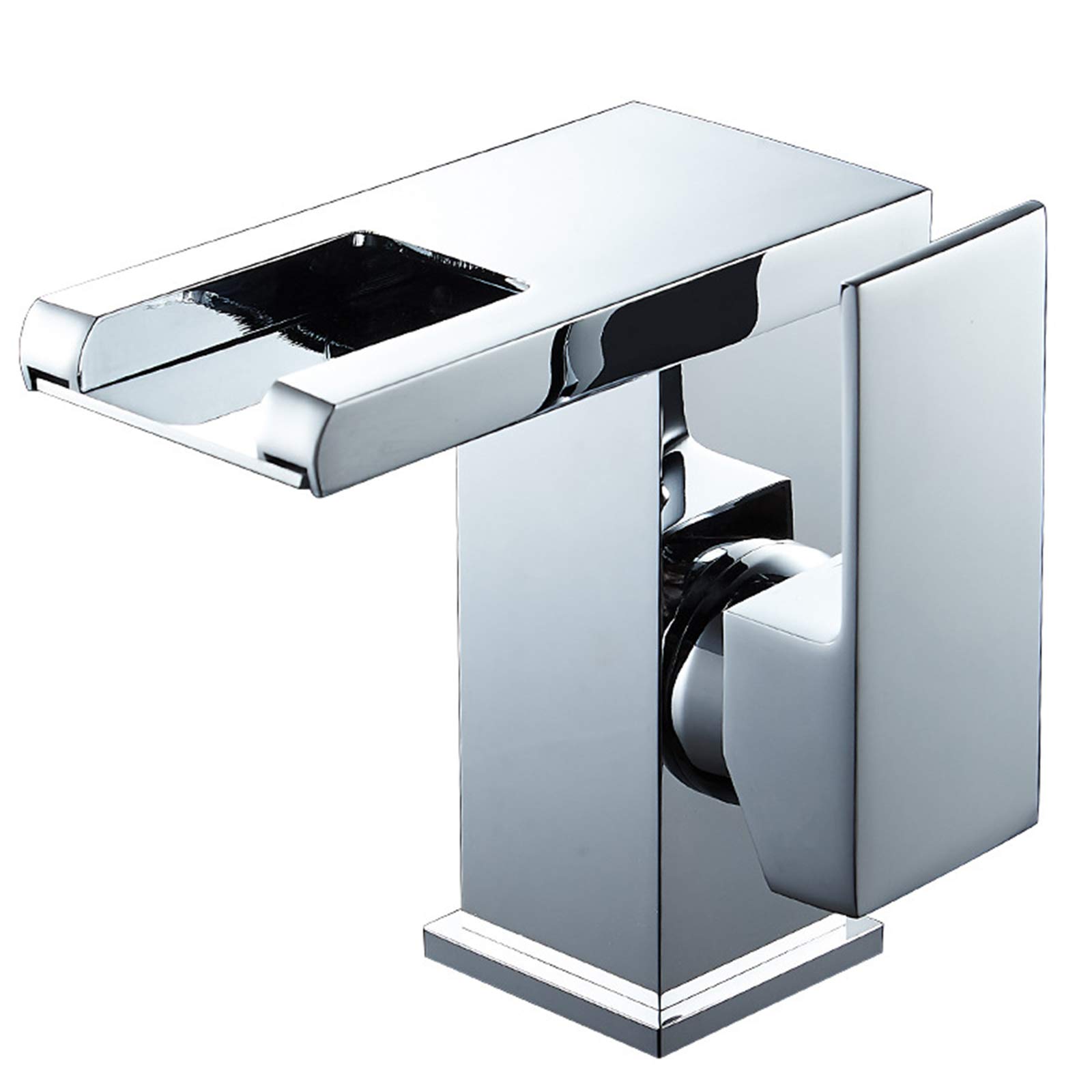 Mitigeur de lavabo en laiton mitigeur eau chaude froide cascade LED