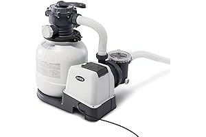 INTEX Krystal Clear Saltwater Pump for Above-Ground Pools: Endless Refreshing Water Oasis