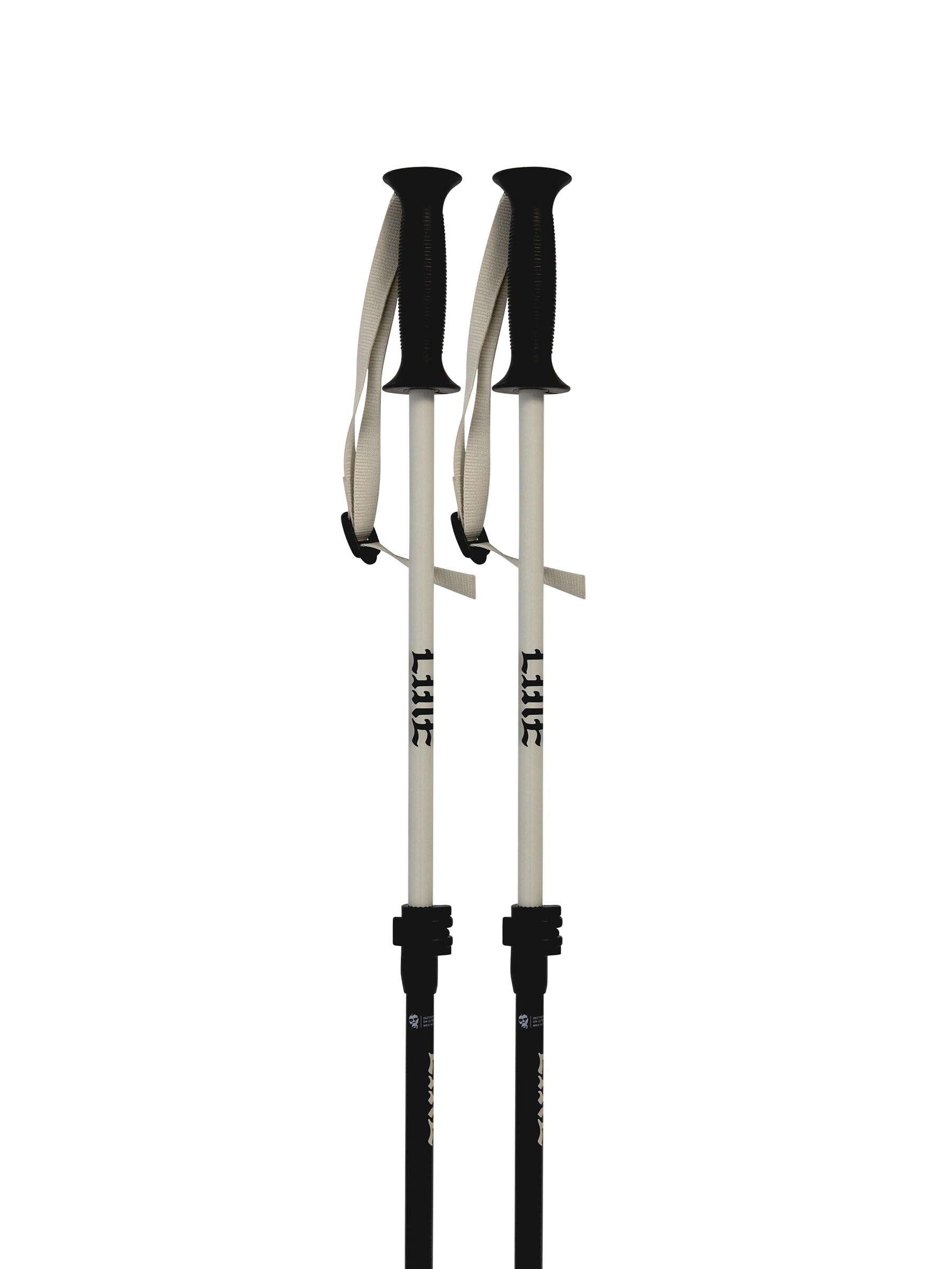 LINE Bâtons de ski Get Up unisexes pour adulte | Bâtons de ski alpin fonctionnels durables et légers en aluminium avec longueur réglable et poignée ergonomique | Freestyle, All Mountain & Groomers