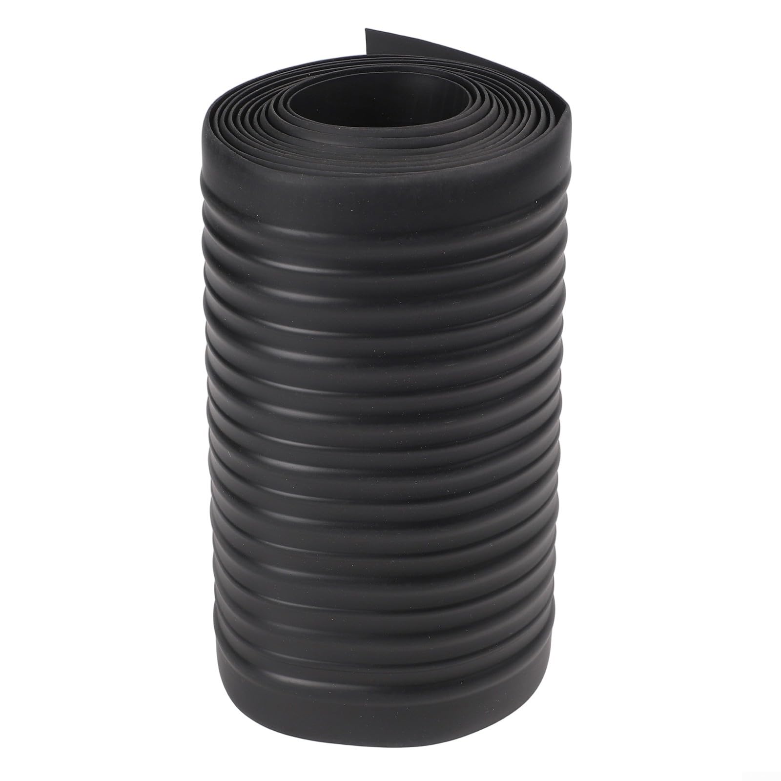 Tiras de goma inflables para barco, 5 m x 20 cm, tira protectora para kayaks, botes inflables y barcos de pesca, resistentes a pinchazos, elásticos, color negro