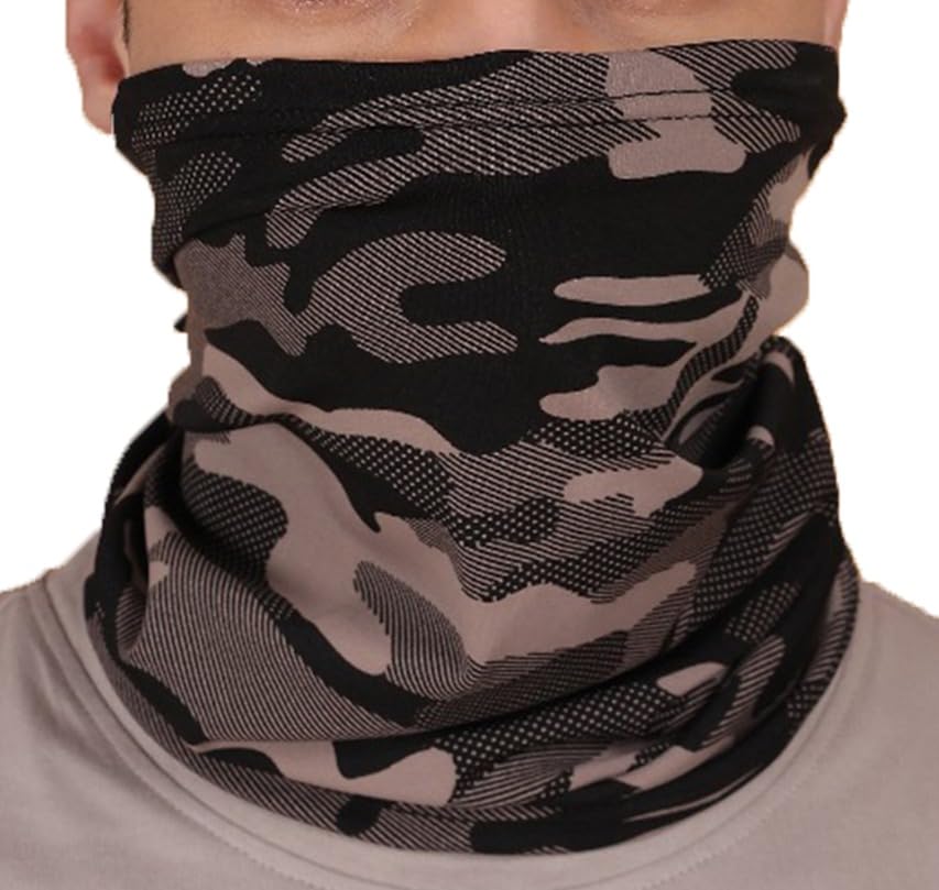 BISMAADH Male Cotton Summer/Winter Bandana Face Mask Cover Cycling Biking Running Headgear Scarf Hiking Camping Gym Yoga Sports For Men's & Women's