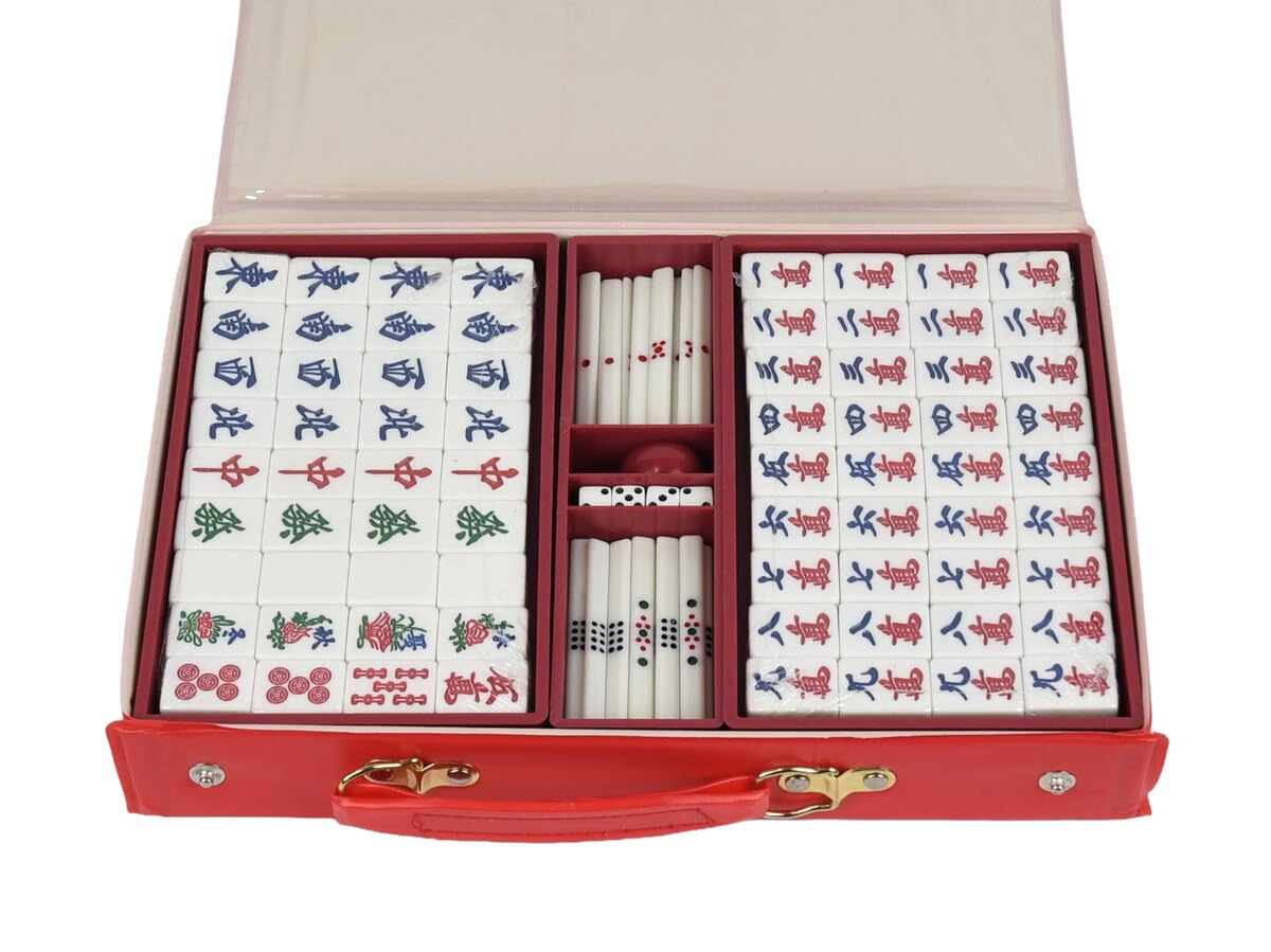 Masters Traditional Games Mah Jong Set in PVC Case, One Colour - Image 3