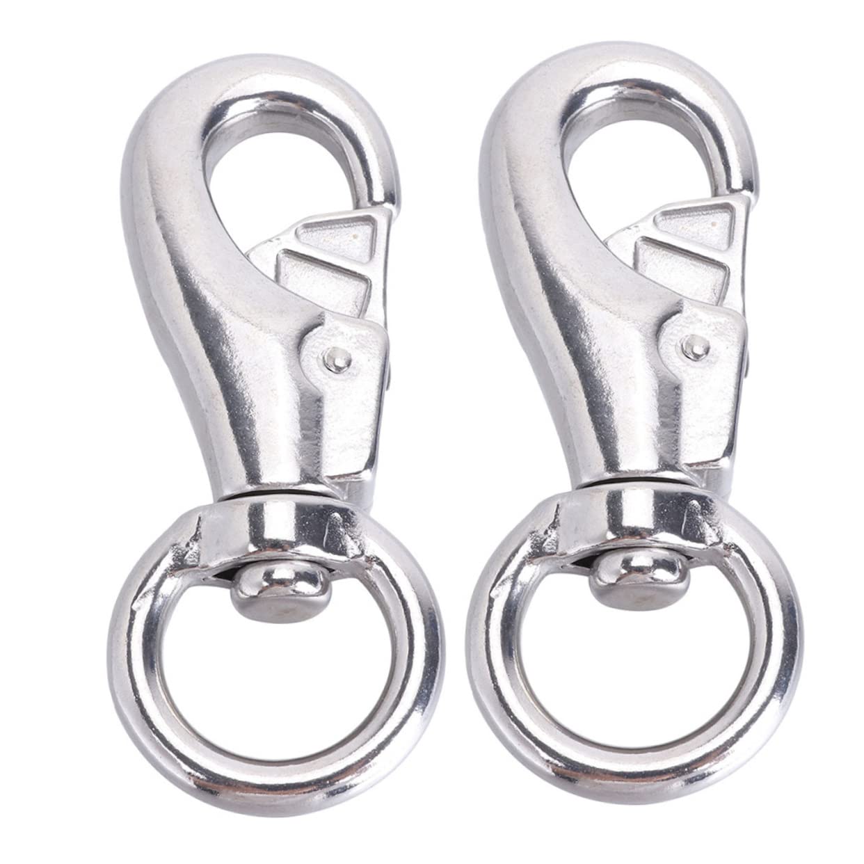 Housoutil 2 Pièces Crochet Pivotant pour Hamac Accroche Chaise Suspendue Capacité Accessoires de Traction pour Balancelle Balançoire Plus
