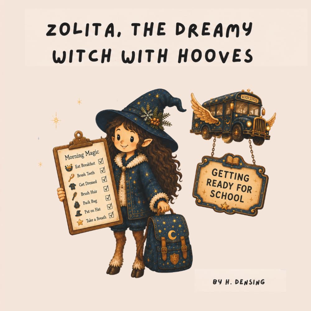Zolita, the Dreamy Witch With Hooves: A Magical Morning Routine Picture Book About School Readiness, Big Feelings, and Confidence
