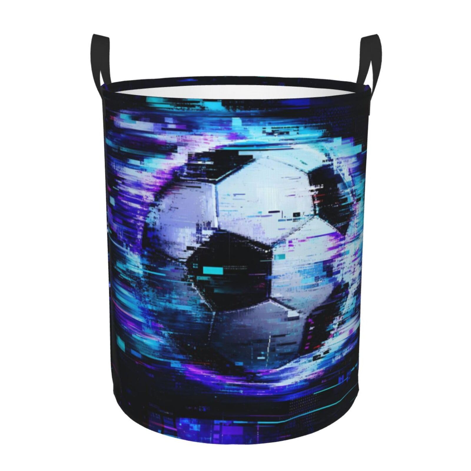 Panier à linge football pour chambre d'enfant bac 40x50cm
