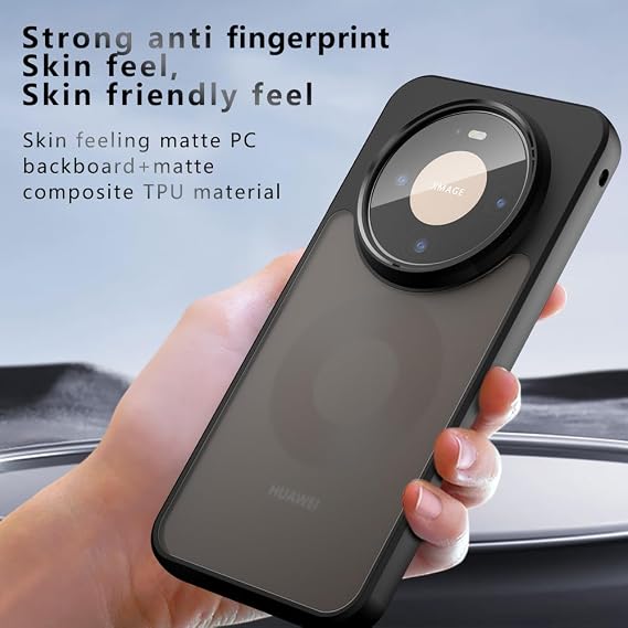 TingYR Case Compatible with Huawei Mate 80 Pro Max, Shockproof, Non-slip, Scratch-resistant, Anti-fingerprint Bumper Protective Case, Case Compatible with Huawei Mate 80 Pro Max.(Black)