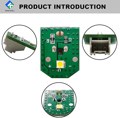 Miniatura 2 de KOLEOLL WR55X11132 - Bombilla LED para refrigerador compatible con GE 3033142 PS4704284 WR55X25754 WR55X26486