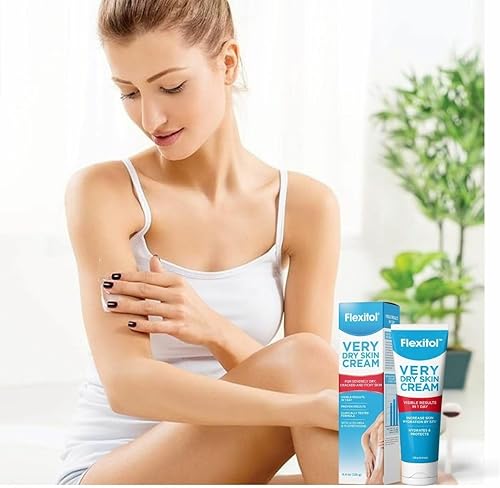 Miniatura 5 de Flexitol Crema para piel muy seca, rica crema corporal hidratante con urea, tubo de 4.4 onzas