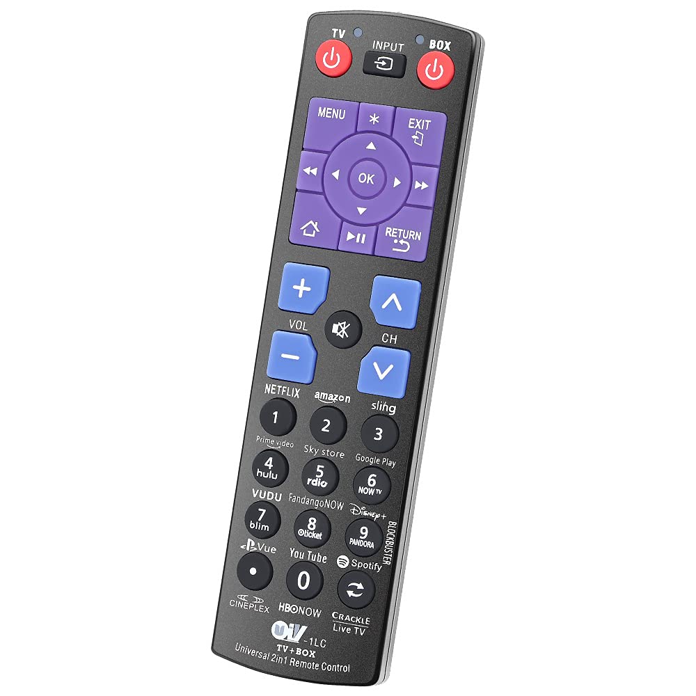 BOMAZ Universal Remote Replacement for All Roku Smart TV and Roku Streaming Player Boxes, Control for Roku TCL HISENSE Sharp Insignia Element HAIER HITACHI Philips LG Samsung Sony Westinghouse TV