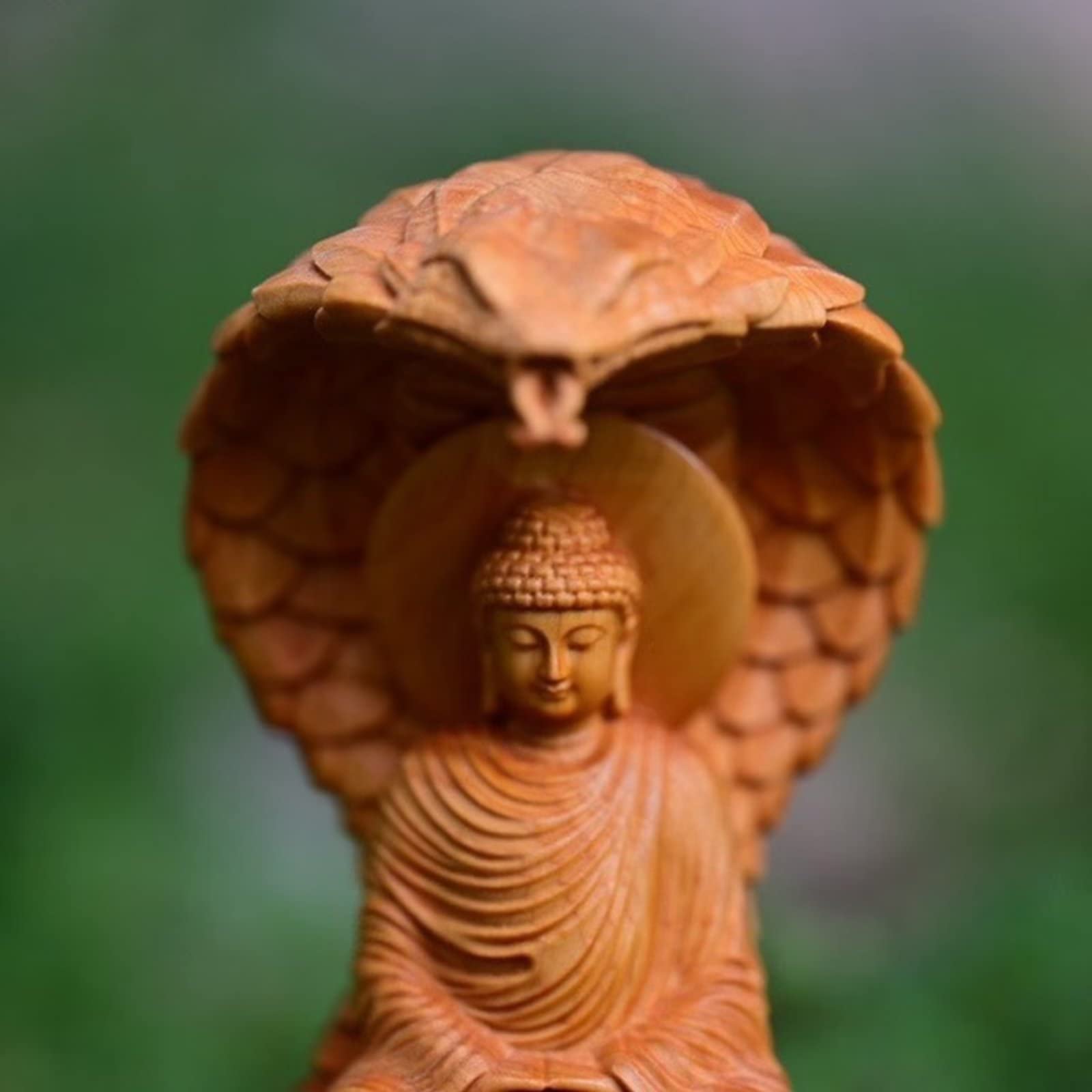 Statue de Bouddha serpent Tathagata Big Day - Décoration d'intérieur Feng Shui, méditation, jardin, chambre, table de yoga