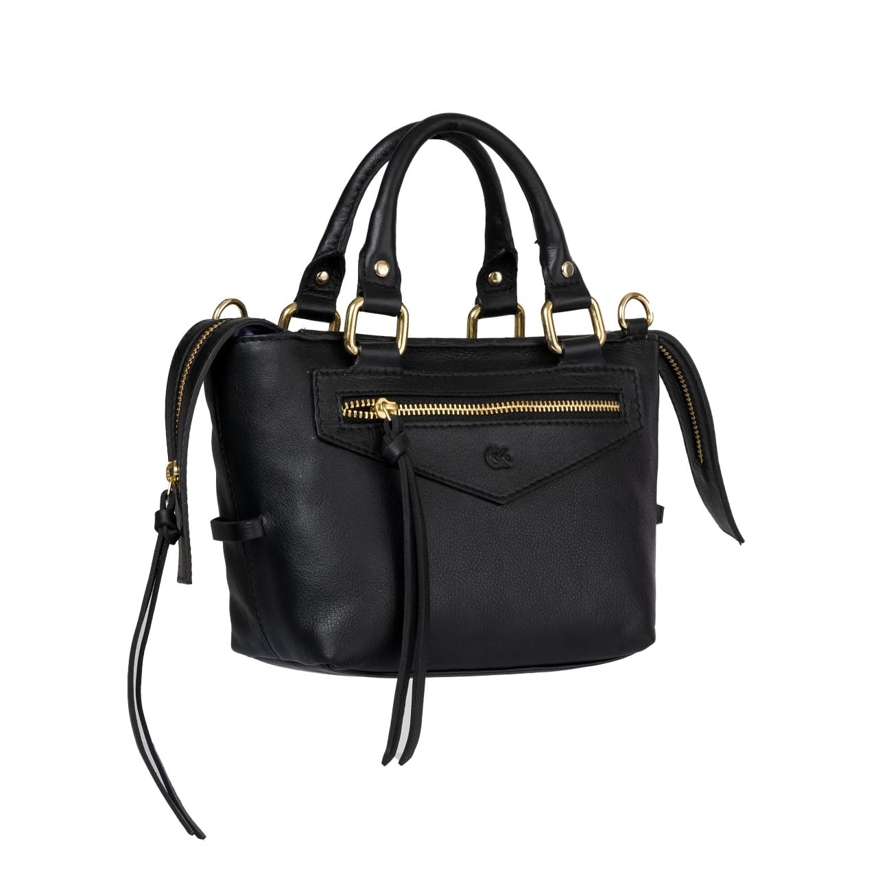 Genuine Leather Shoulder Bag/Messanger Bag,/Fashion bag/Leather bag/Leather stlish bag girls bag,Size-, L 22.2x H 13.3x W 8 Centimetres (Black)