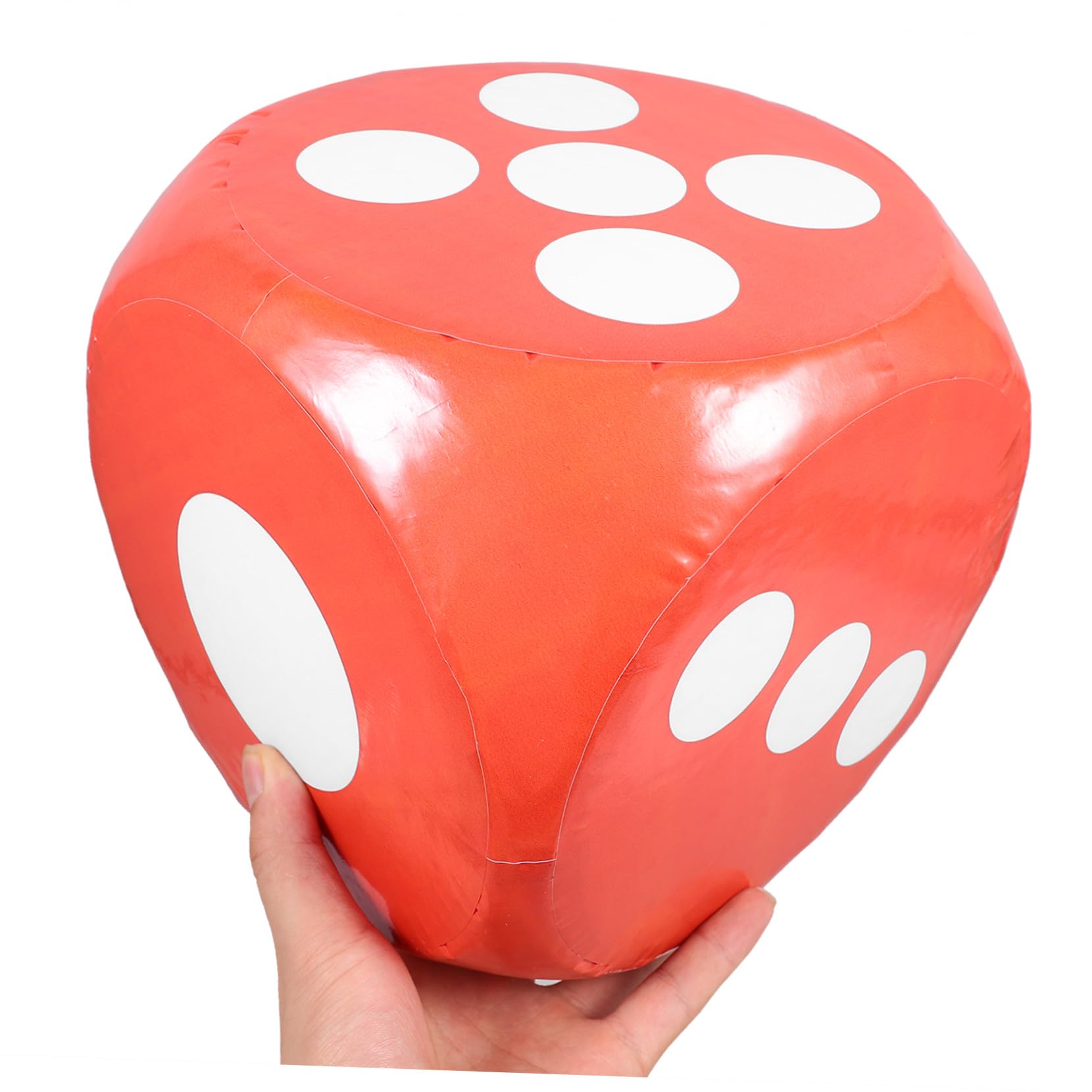 SUPVOX Dado Gigante de Espuma Color Naranja para Fiesta, Liviano y Fácil de Leer, Accesorio Adecuado para Ambientación y Juegos Temáticos