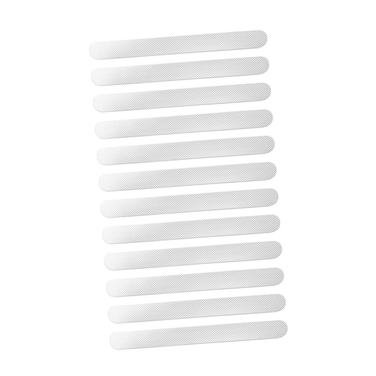 Ciieeo 12pcs Transparent Bathtub Non Slip Stickers Easy to Install Skid Adhesive Decals for Shower Bathroom and Steps Lightweight for Home Safety