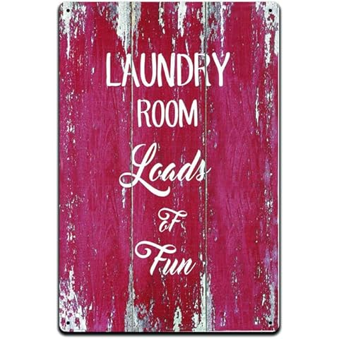 Laundry Room Loads And loads Of Fun Vintage looking Tin Sign TS121 Cover