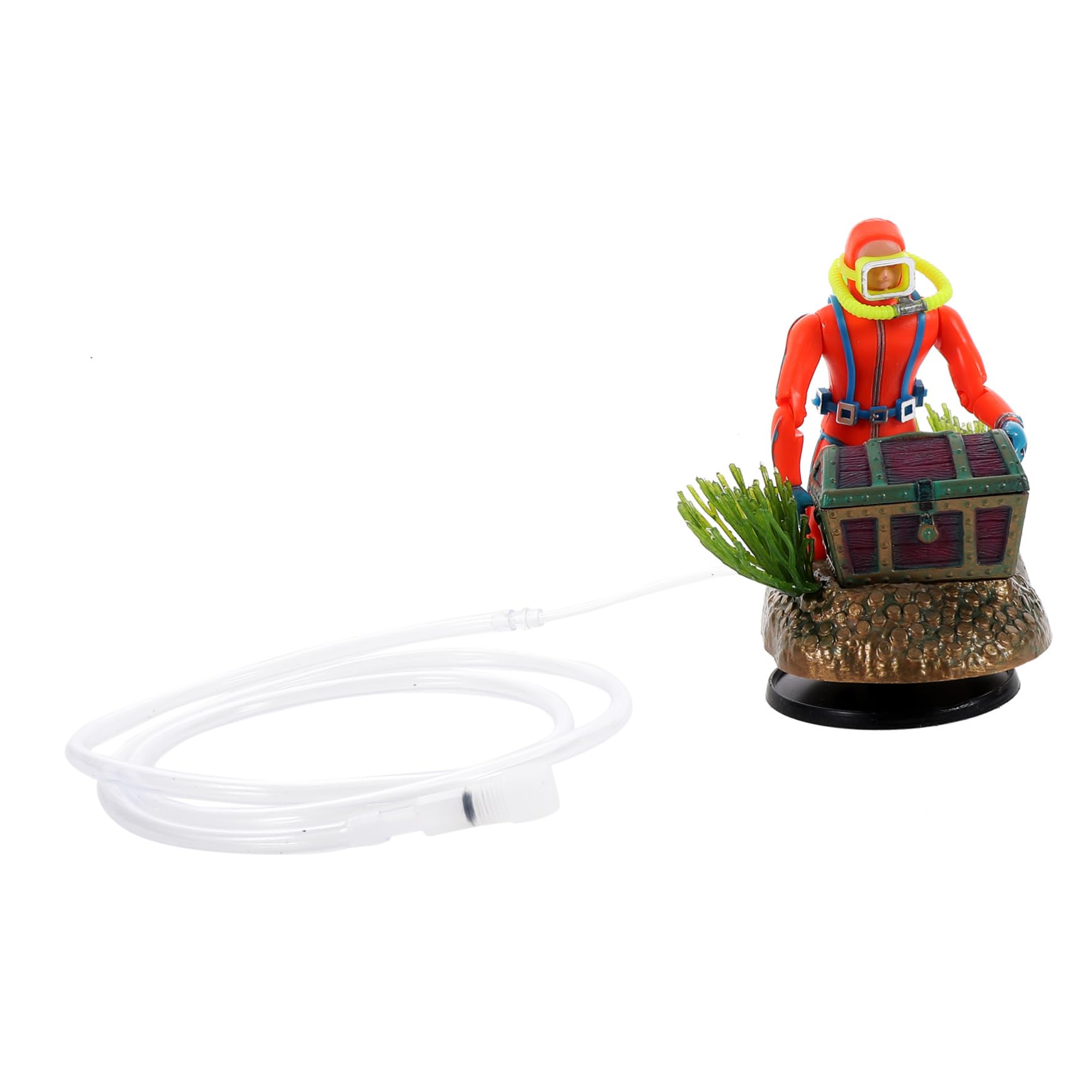 OUNONA Lot De 2 Mini-Plongeurs Décoratifs Flottants pour Aquarium Figurines De Collection en Plastique