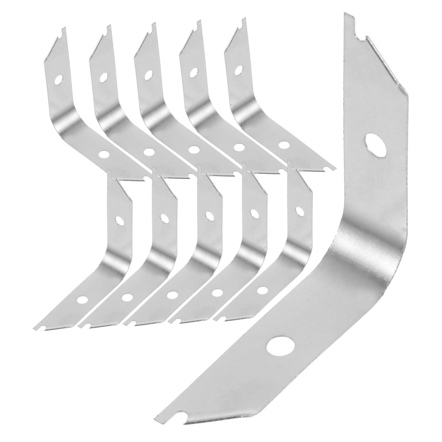 LALAFINA 50Pcs tool spring clip picture framing tools framing tools Component Accessories hardware hook picture clips wall hanging shrapnel photo frame holder bracket frame Hardware Metal