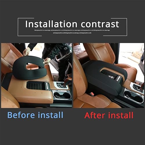 Miniatura 2 de TOYCIDFG Funda para reposabrazos de consola central Tundra, cojín suave para reposabrazos de consola central para automóvil, accesorios Toyota