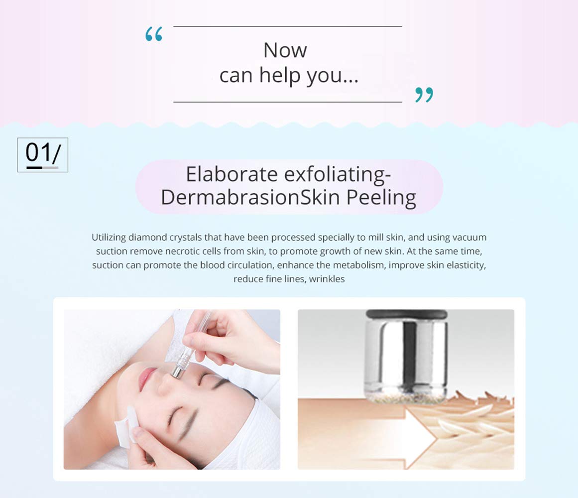 3 en 1 diamant dermabrasion microdermabrasion Portable visage Peeling acné élimination des points noirs pulvérisateur soins de la peau beauté Machine Elitzia ET22P3