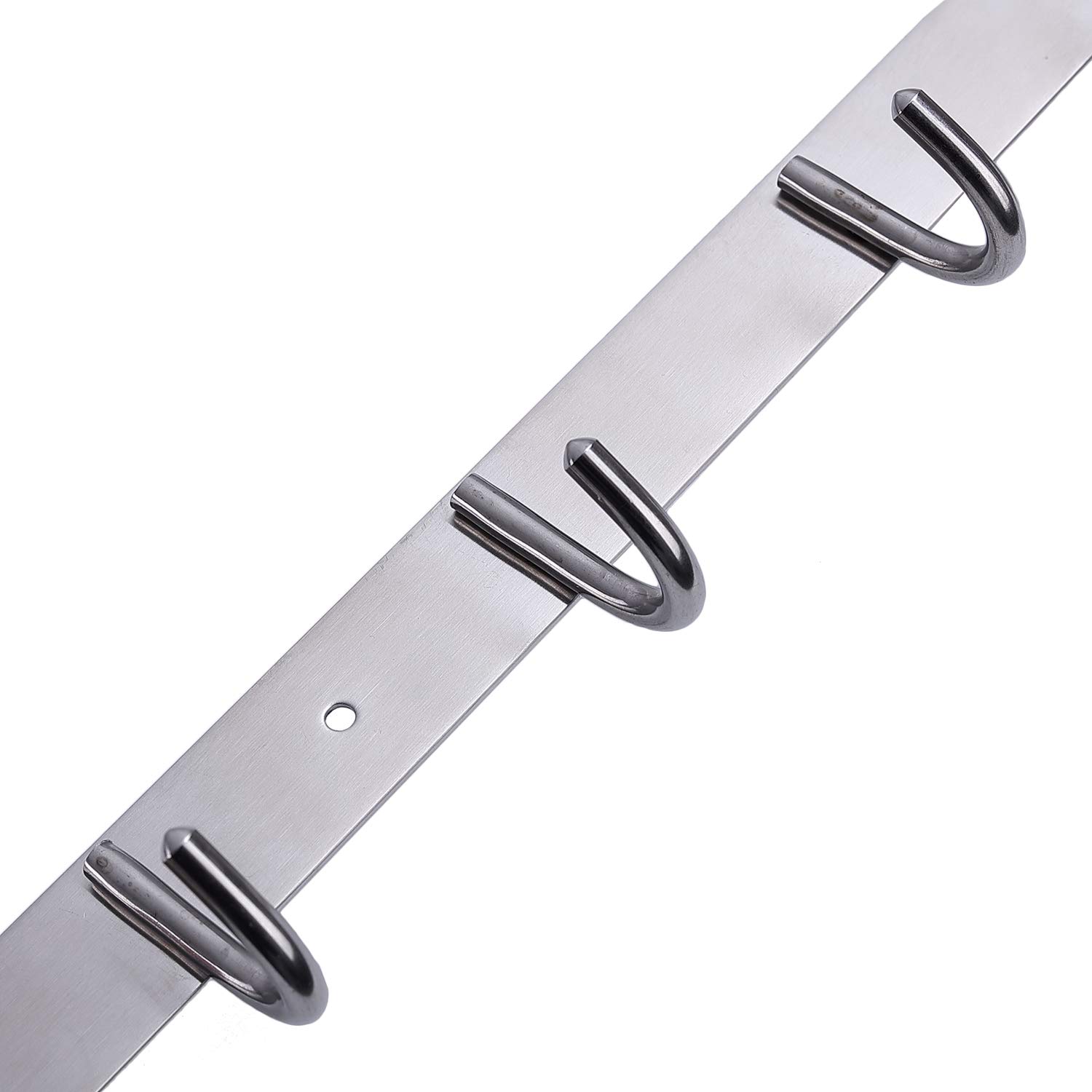 Appendiabiti Da Parete In Acciaio Inox 304 – 12 Ganci, Nichel Spazzolato, Installazione Adesiva O A Vite, Portata 8,2 Kg