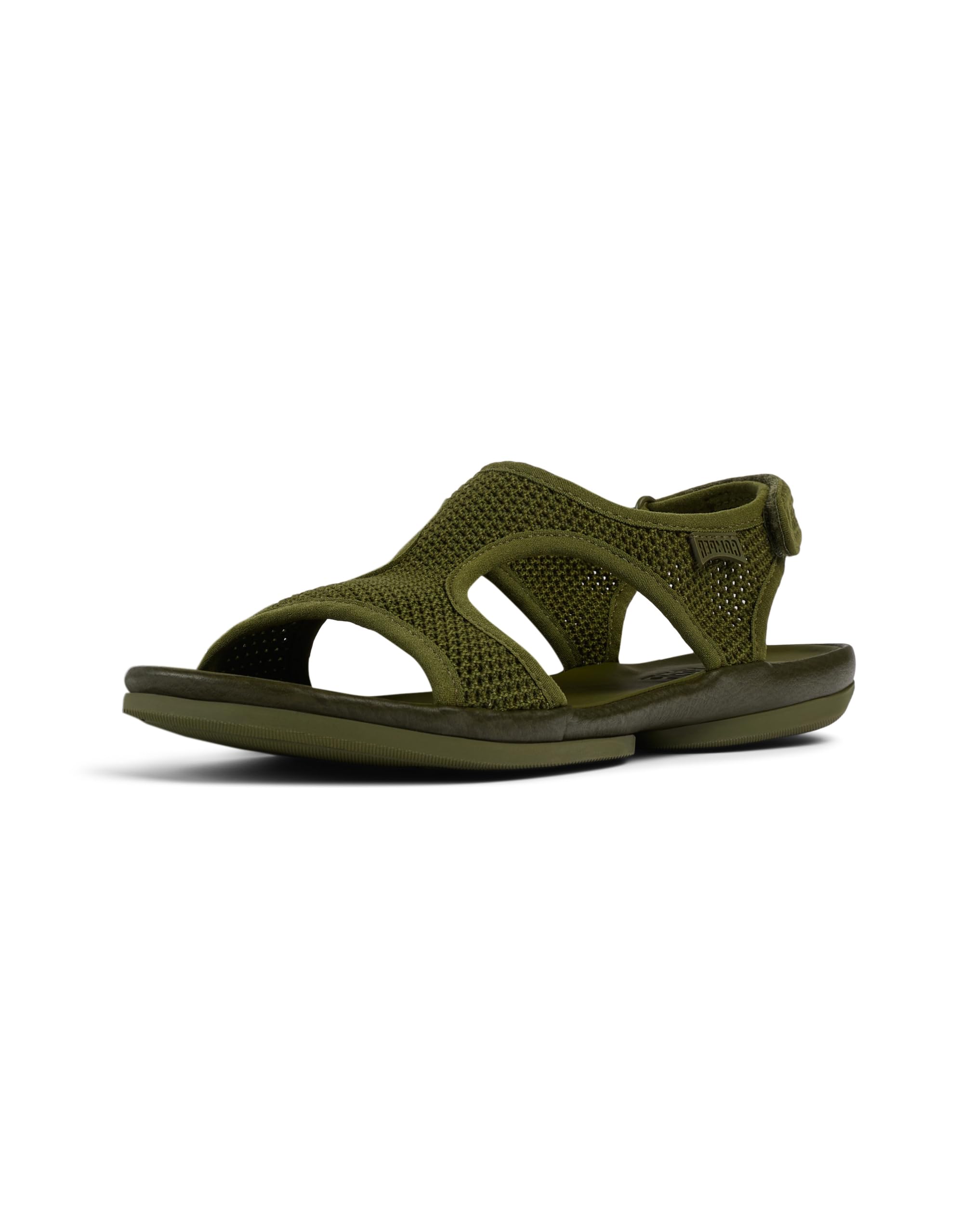 Camper Women's Right Nina K201645 T-Strap Sandal, Medium Green 001, 9 UK